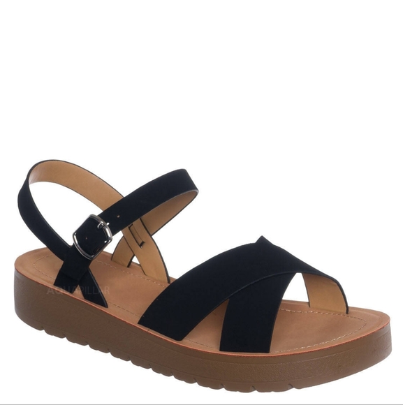 Soda Shoes Soda Chester Soft Foam Flat Sandals Poshmark